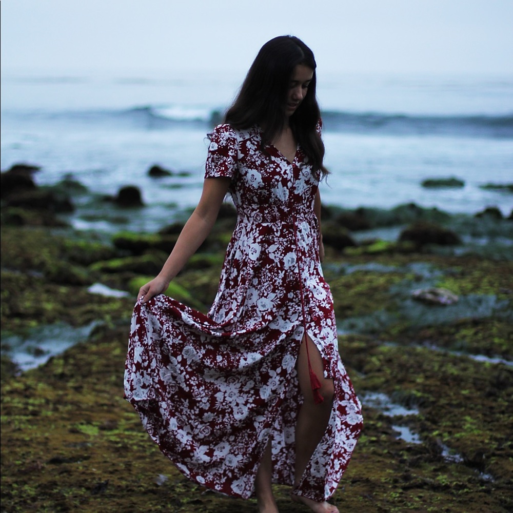Red Maxi Dress